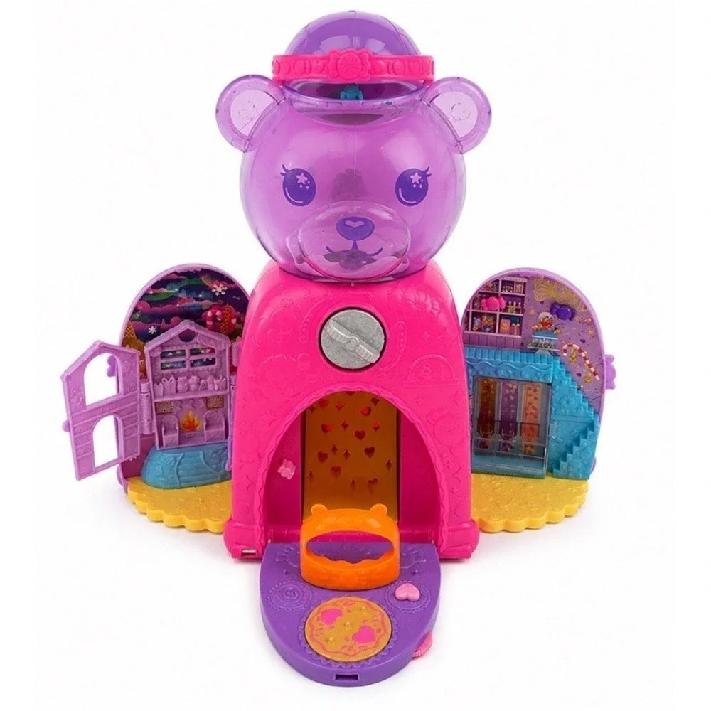 Polly Pocket Bundle‎ Lot 3 Compacts Dolls Accessories READ Description